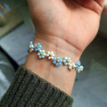 Zigzag Flower Gold
