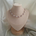 Flower Necklace Silber